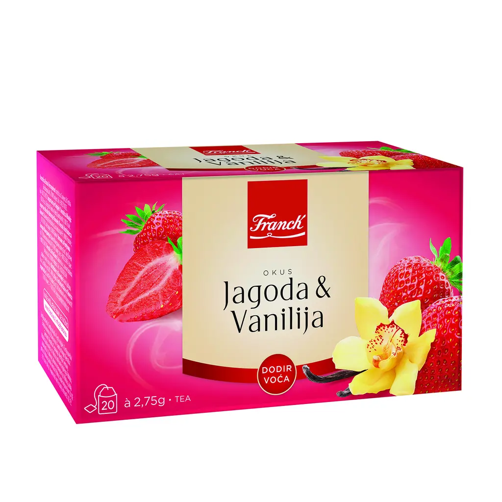 Čaj FRANCK Jagoda vanilija 55g 20/1-0