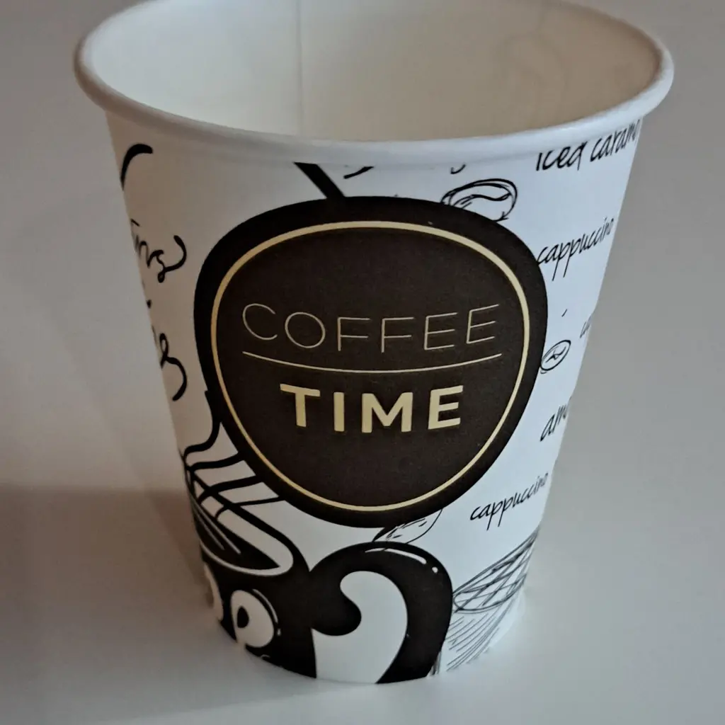 Lonček papirnati za kavo 0,20l Coffee 2go brez pokrova 100/1-1