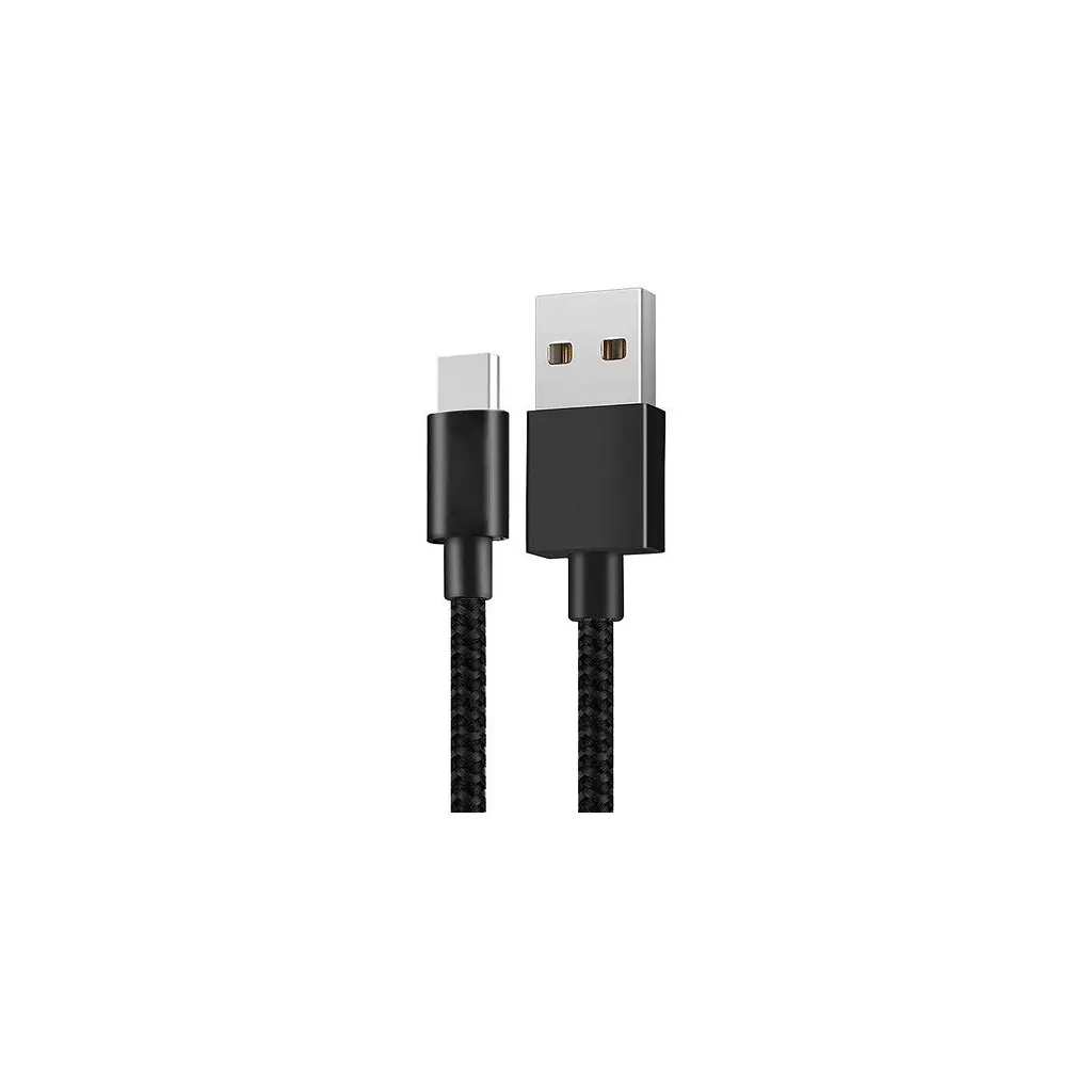 Kabel USB tip A-M<=>USB tip C-M  1.0m - XIAOMI - črn pleten-1