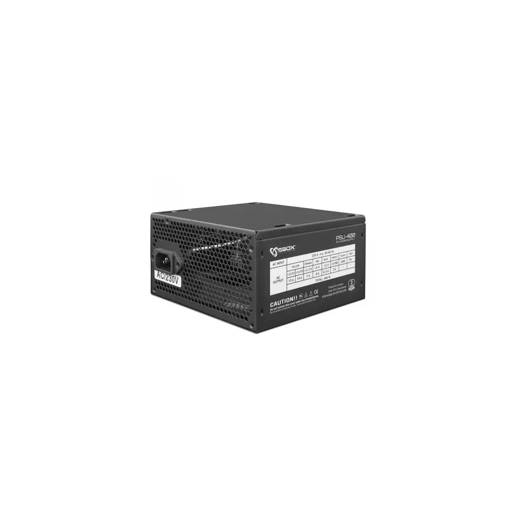 Napajalnik ATX  400W SBOX - 20+4 pin - RETAIL-0