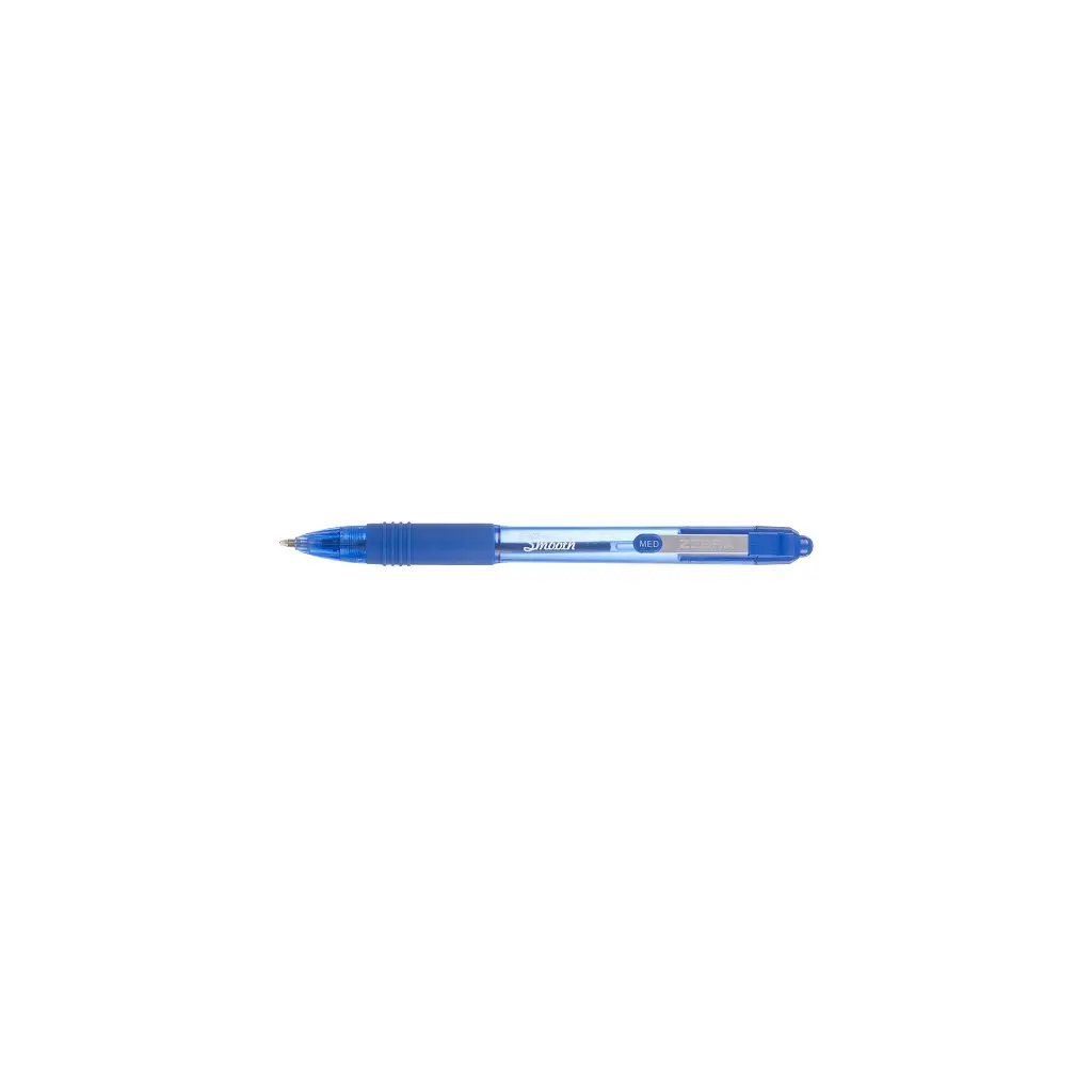 Kemični svinčnik Zebra Z-Grip smooth 1,0 moder izpis-2