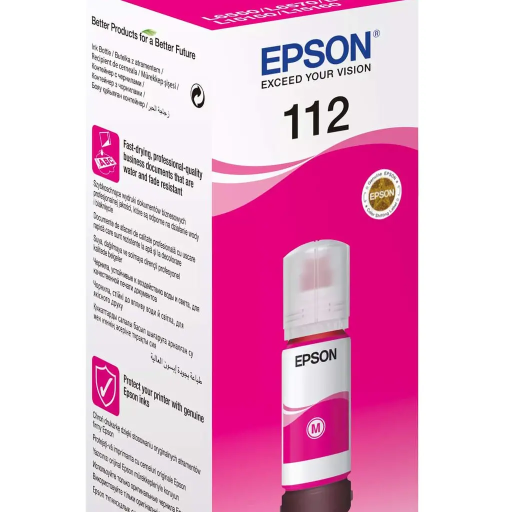 Črnilo EPSON EcoTank 112 Magenta original-0