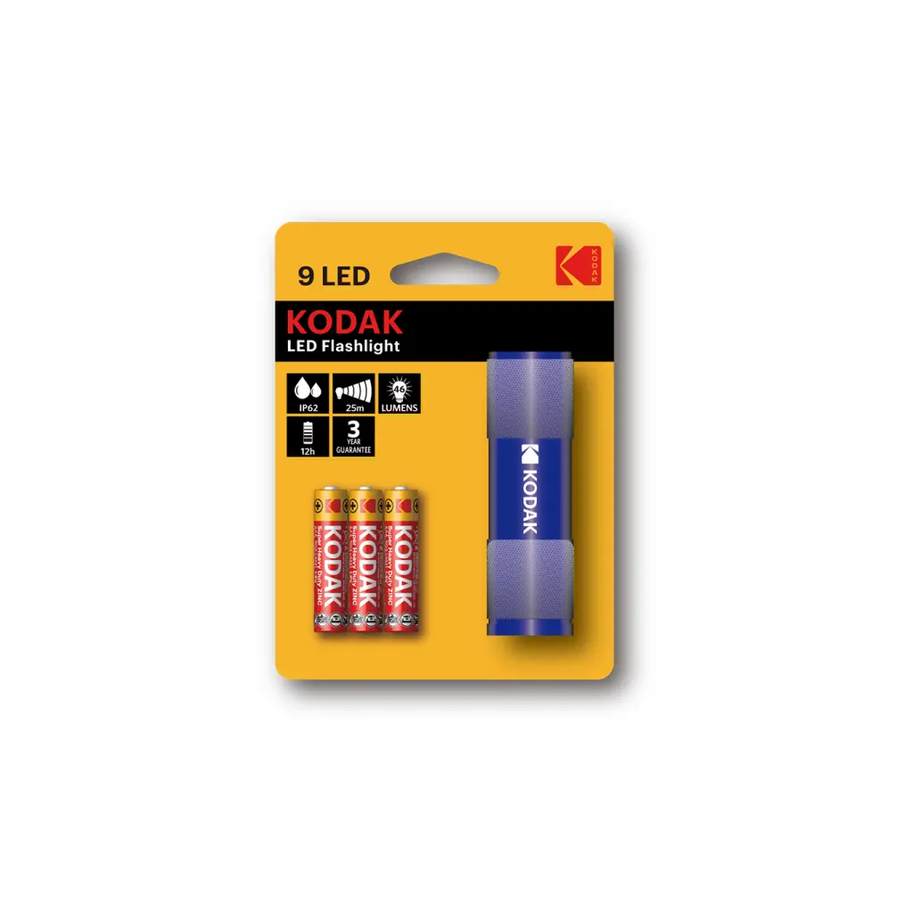 Svetilka Kodak 9 LED Flashlight modra-0