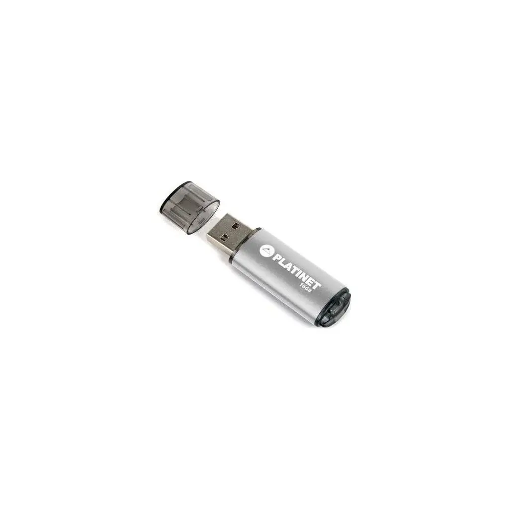 USB 2.0 Flash drive  16GB PLATINET PENDRIVE X-Depo - Silver-0