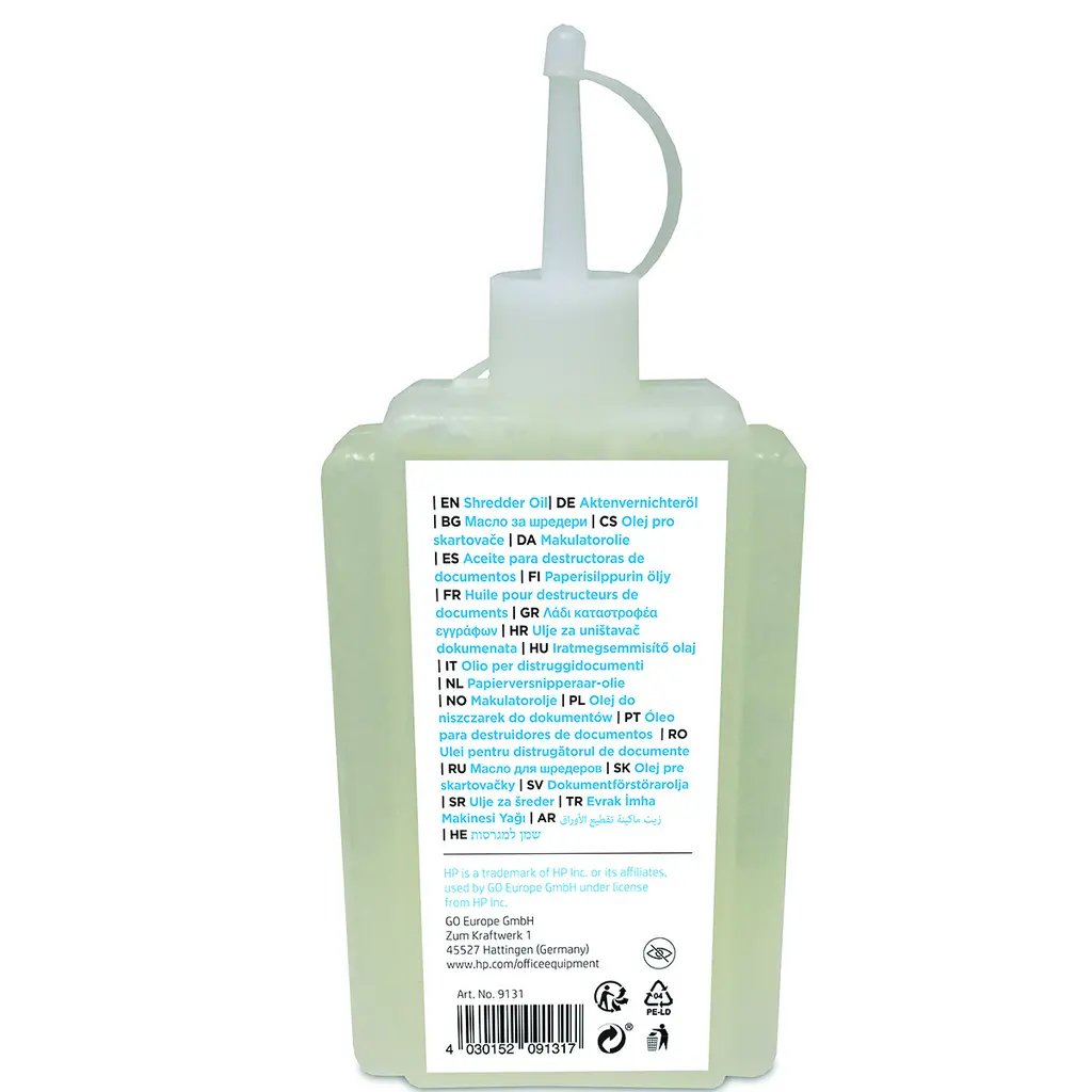 Olje silikonsko za mazanje uničevalca papirja 120 ml HP-1