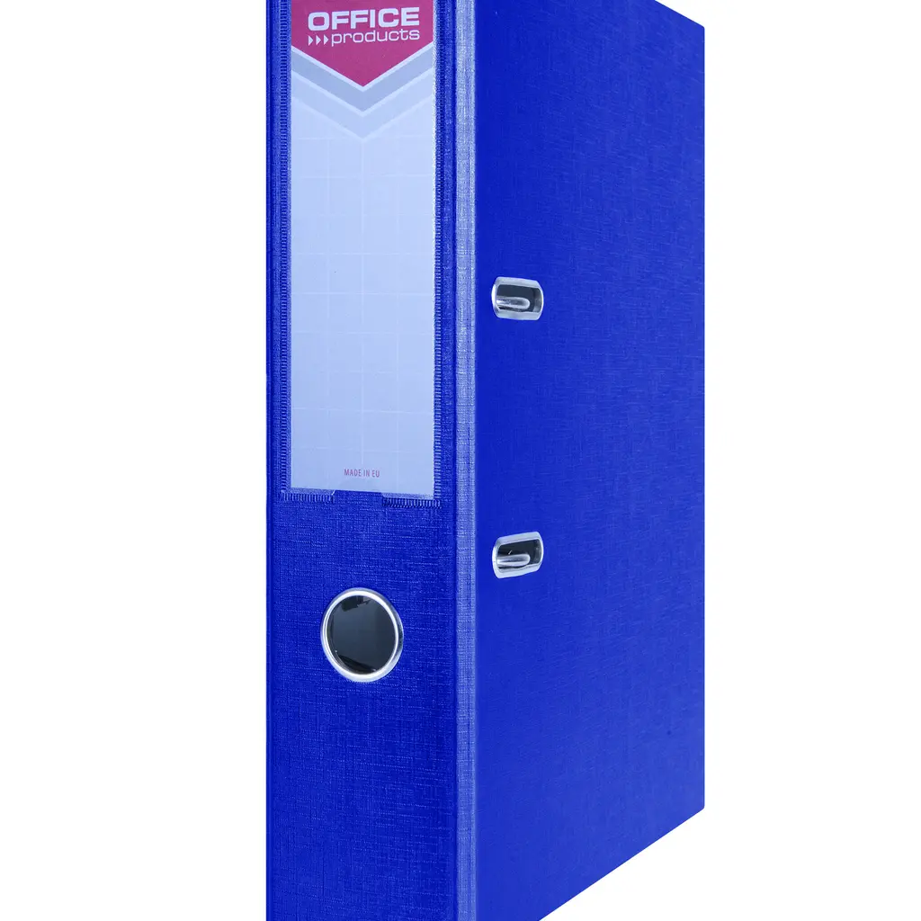 Registrator samostoječ A4 širok Master Office products temno moder brez škatle-0