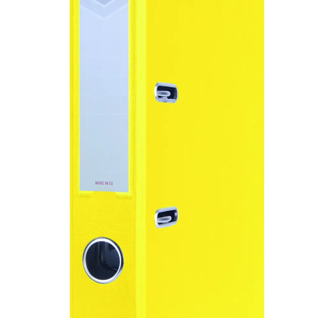 Registrator samostoječ A4 ozek Master Office products rumen brez škatle-0