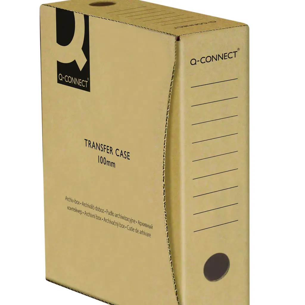 Škatla kartonska arhivska  100x339x298mm Q-Connect-1
