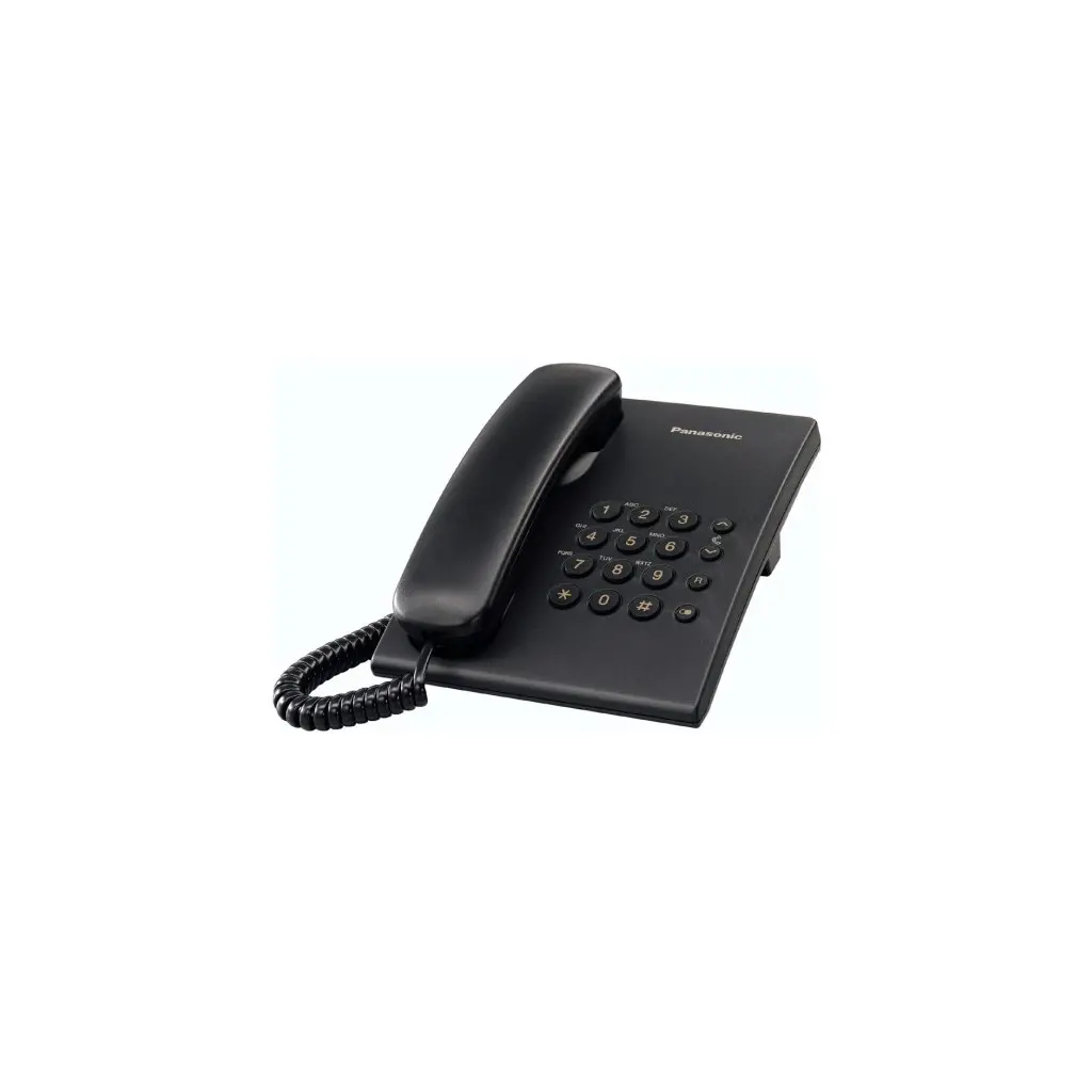 Telefon PANASONIC KX-TS500FXB namizni - črni-0