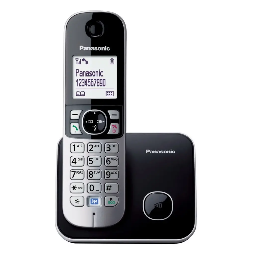 Telefon PANASONIC KX-TG6811FXB brezžični - črni-2