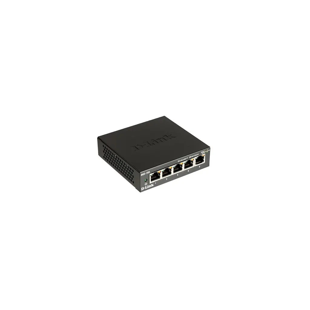 Omrežno stikalo 10/100/1000Mbps  5 portni D-LINK DGS-105/E metal case-0
