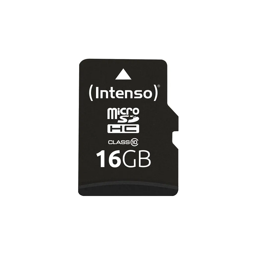 Spominska kartica Micro Secure Digital  16GB INTENSO Class10 SDHC + Adapter-2