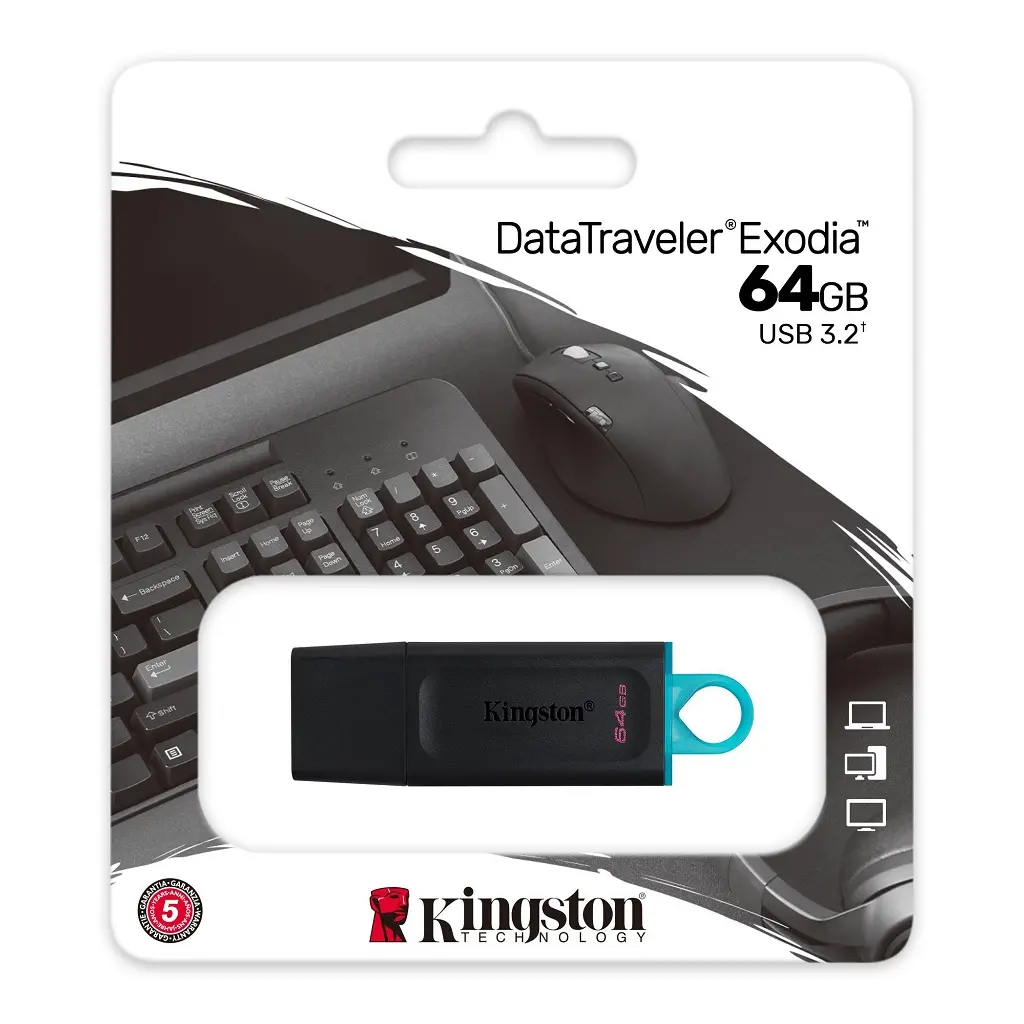 USB 3.2 Flash drive  64GB KINGSTON DataTraveler Exodia-1