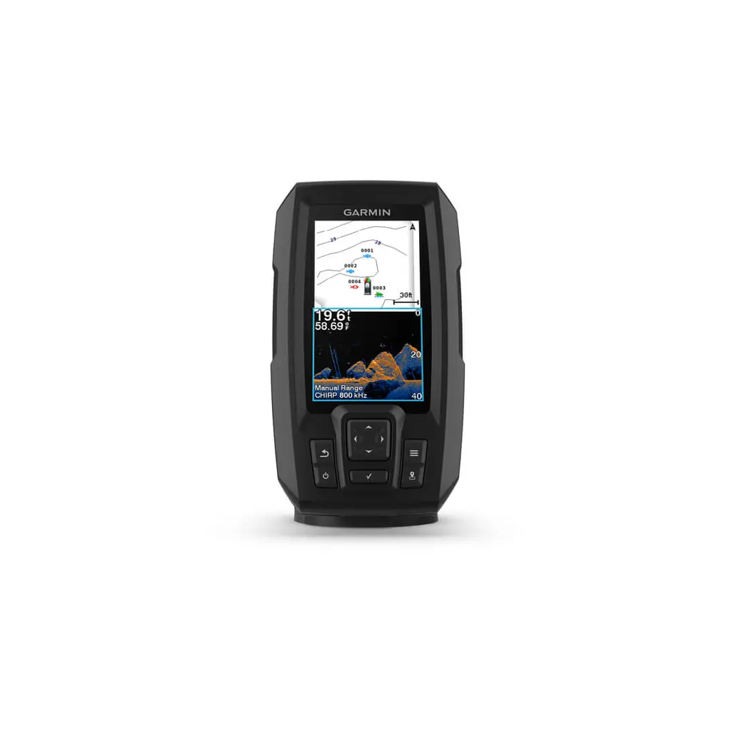 Fishfinder GARMIN Striker Vivid 4cv s krmilno sondo-0