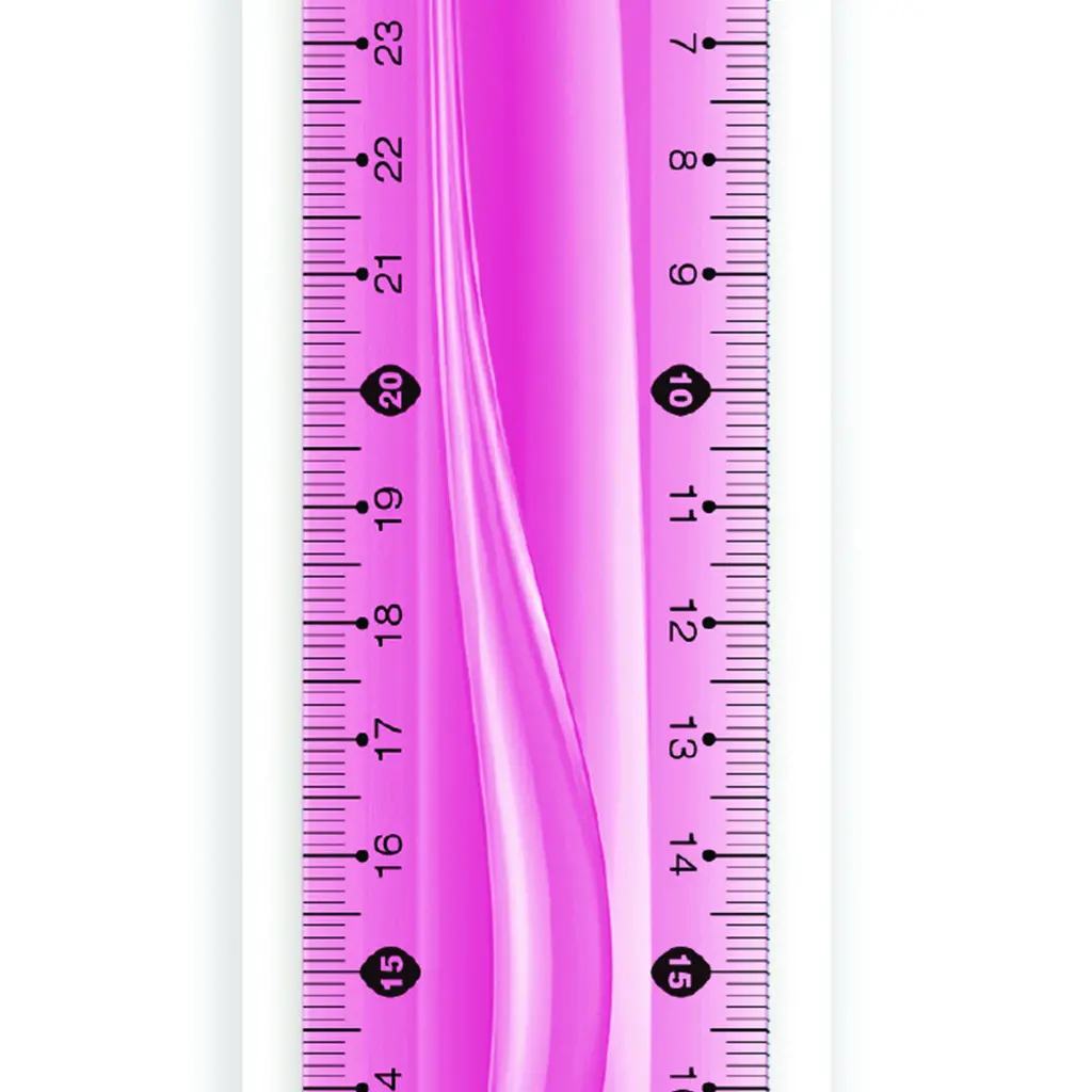 Ravnilo PVC 30cm fleksibilno Keyroad mix 3 barve-1