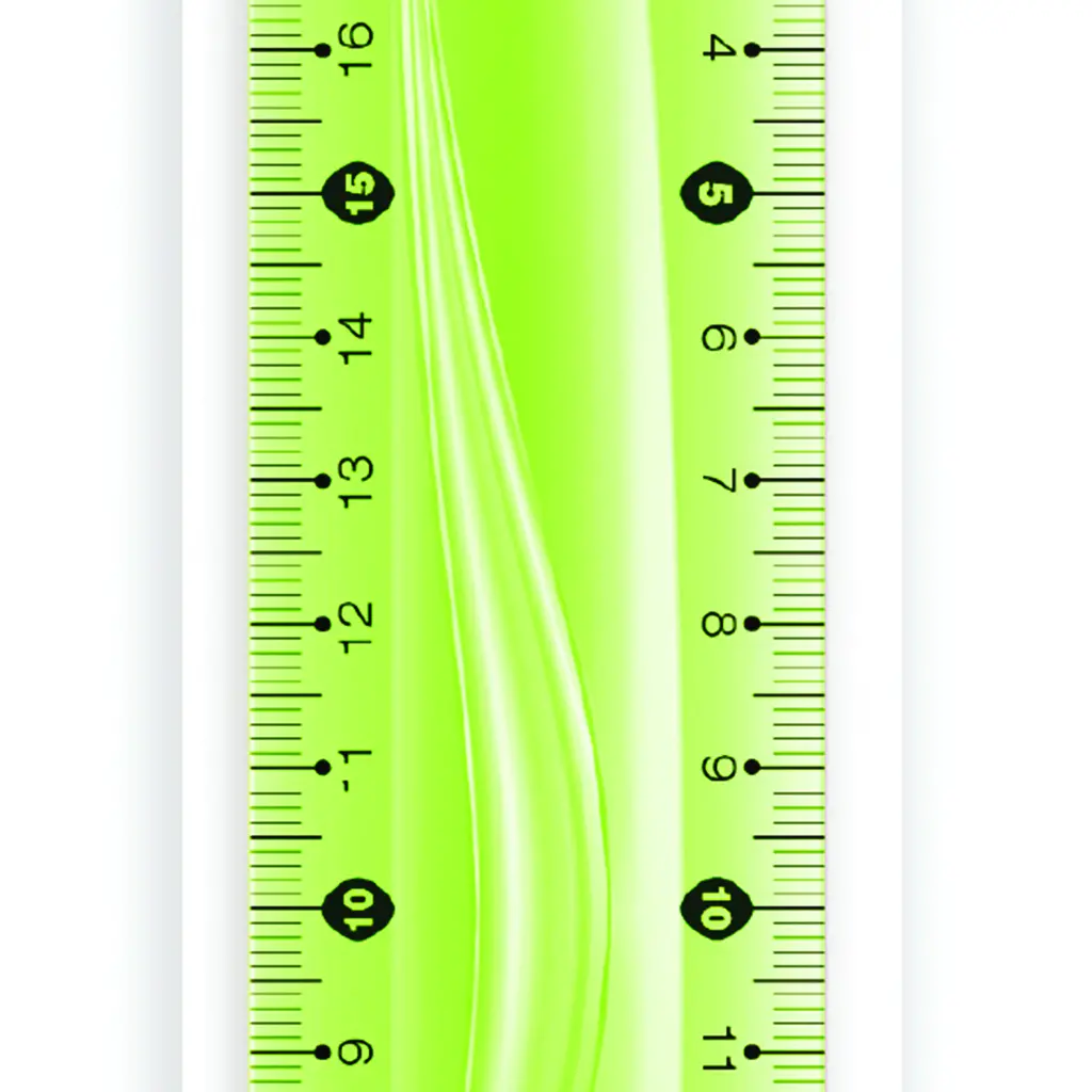 Ravnilo PVC 20cm fleksibilno Keyroad mix 3 barve-1