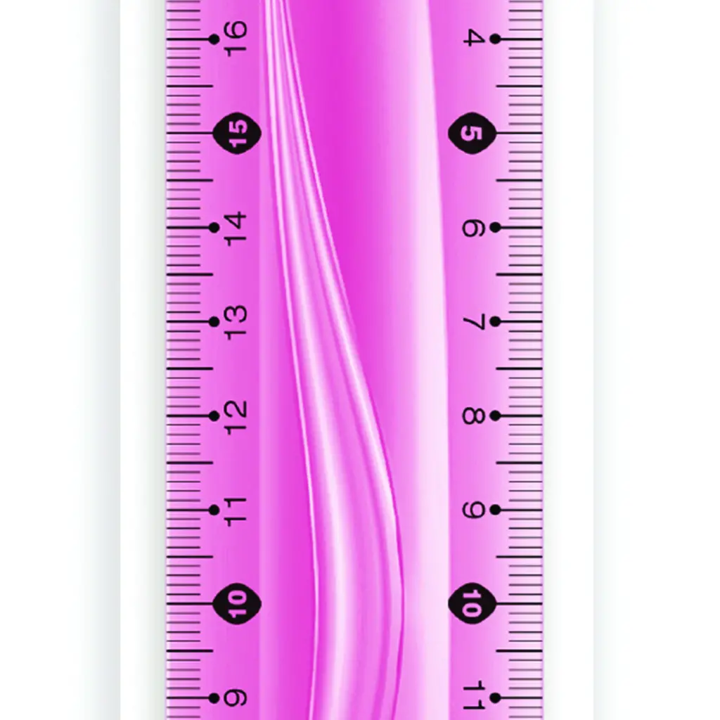 Ravnilo PVC 20cm fleksibilno Keyroad mix 3 barve-3