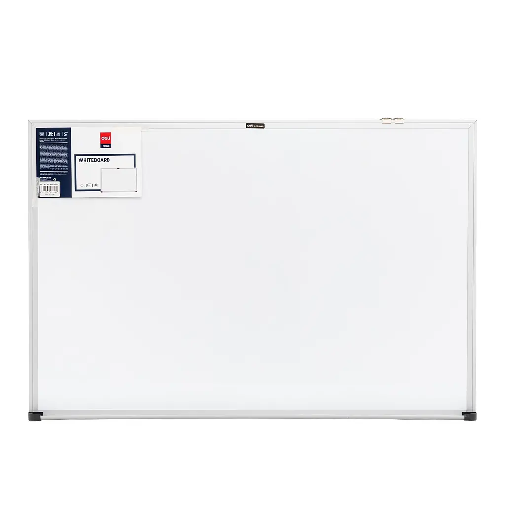 Tabla bela stenska 150x90cm Deli 7818 aluminijast okvir-0