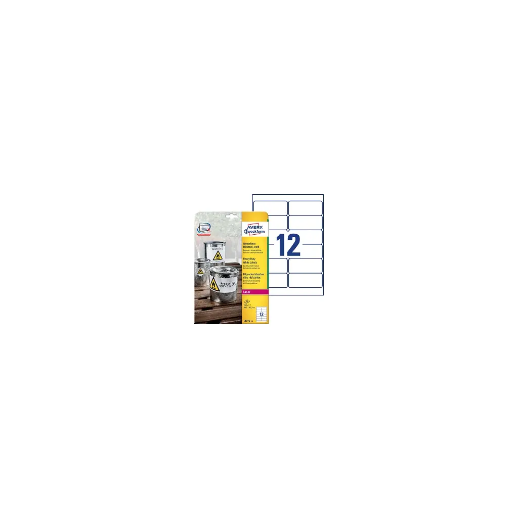 Etiketa laser/copy poliester  99,1x42,3 Zweckform L4776 20/1 vodoodporna-0