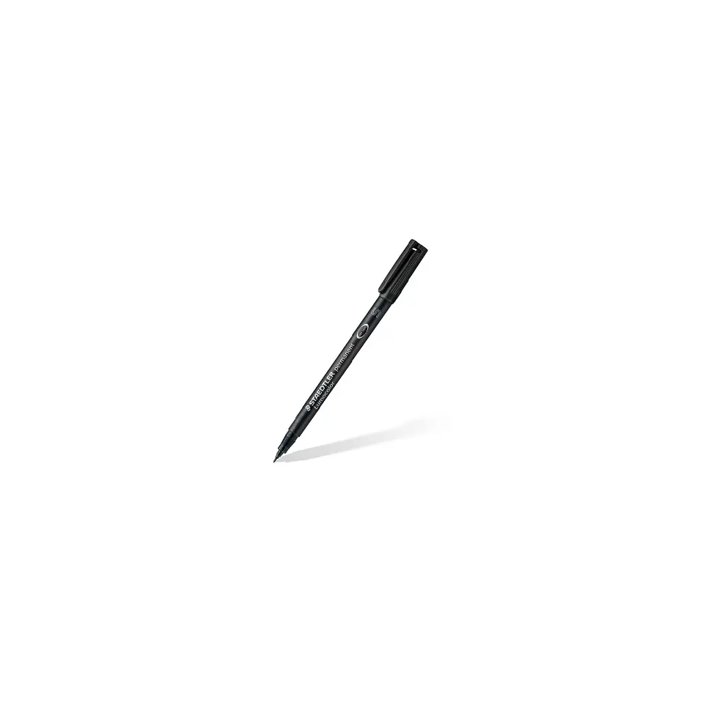 Marker permanentni 0,4mm CD/DVD Staedtler Lumocolor 313 črn S-1