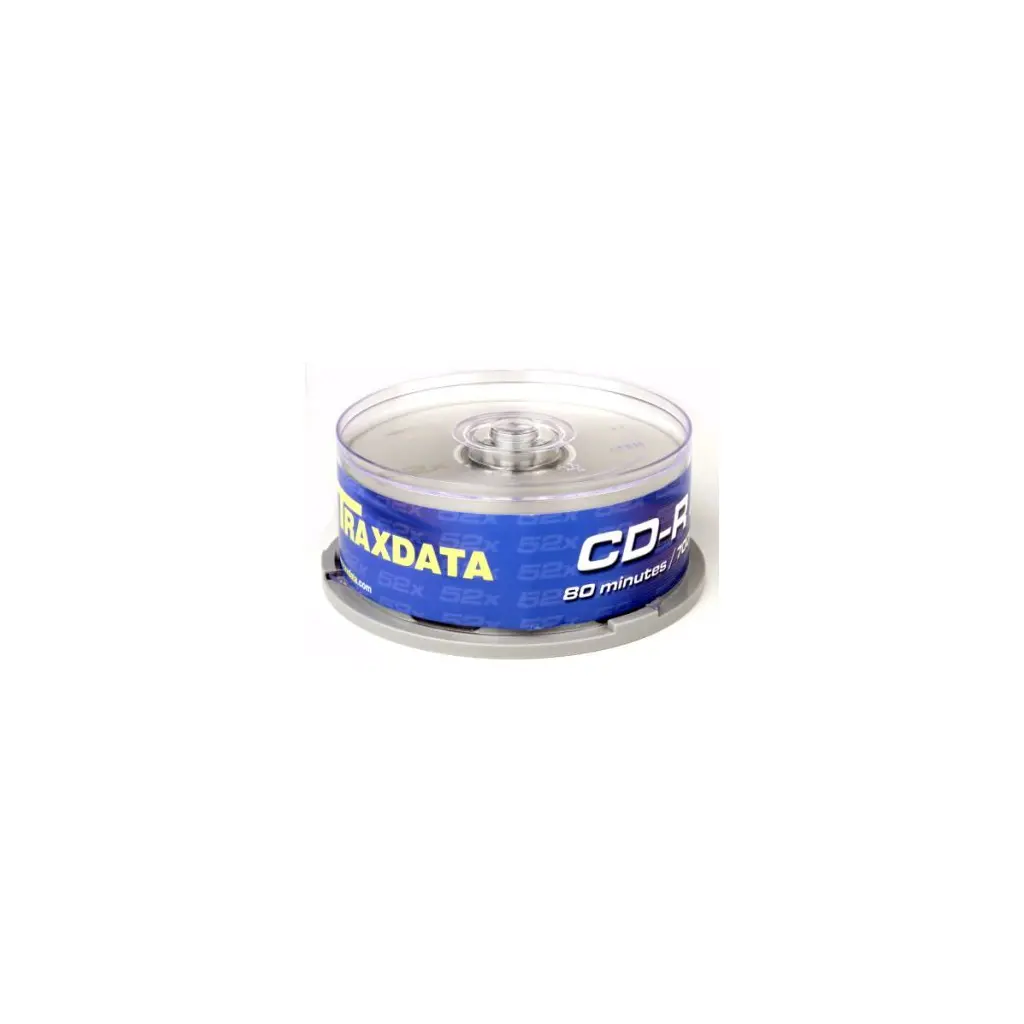 CD-R medij TRAXDATA 700MB 52x speed Spindle  25/1 printable-1