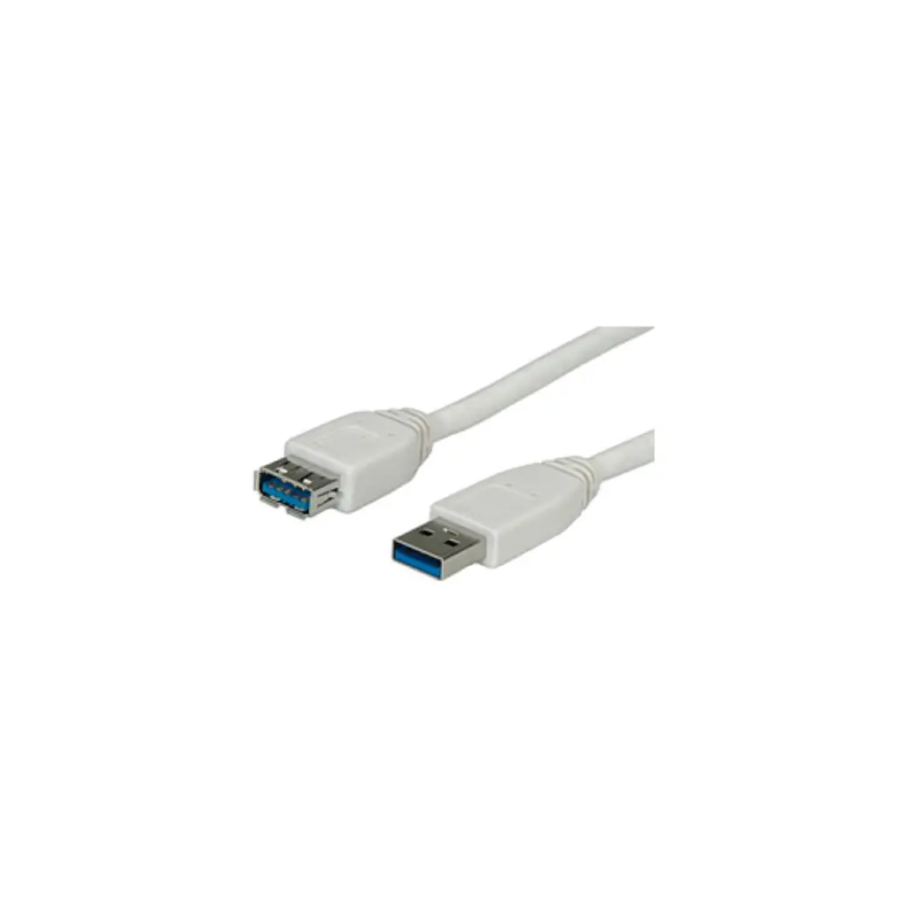 Kabel USB tip A-M<=>USB tip A-Ž  1.8m USB3.0 podaljšek - ROLINE- bela-0
