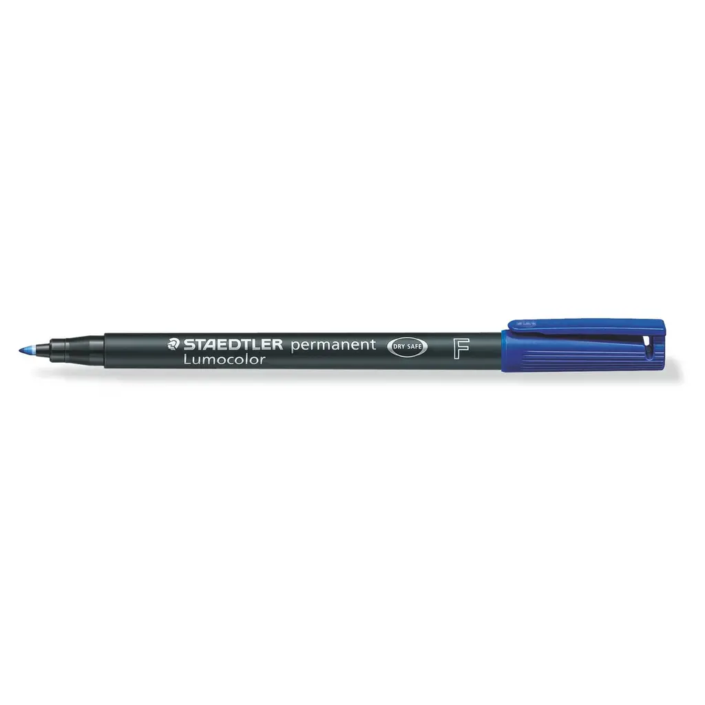 Marker permanentni 0,6mm CD/DVD Staedtler Lumocolor 318 moder-0