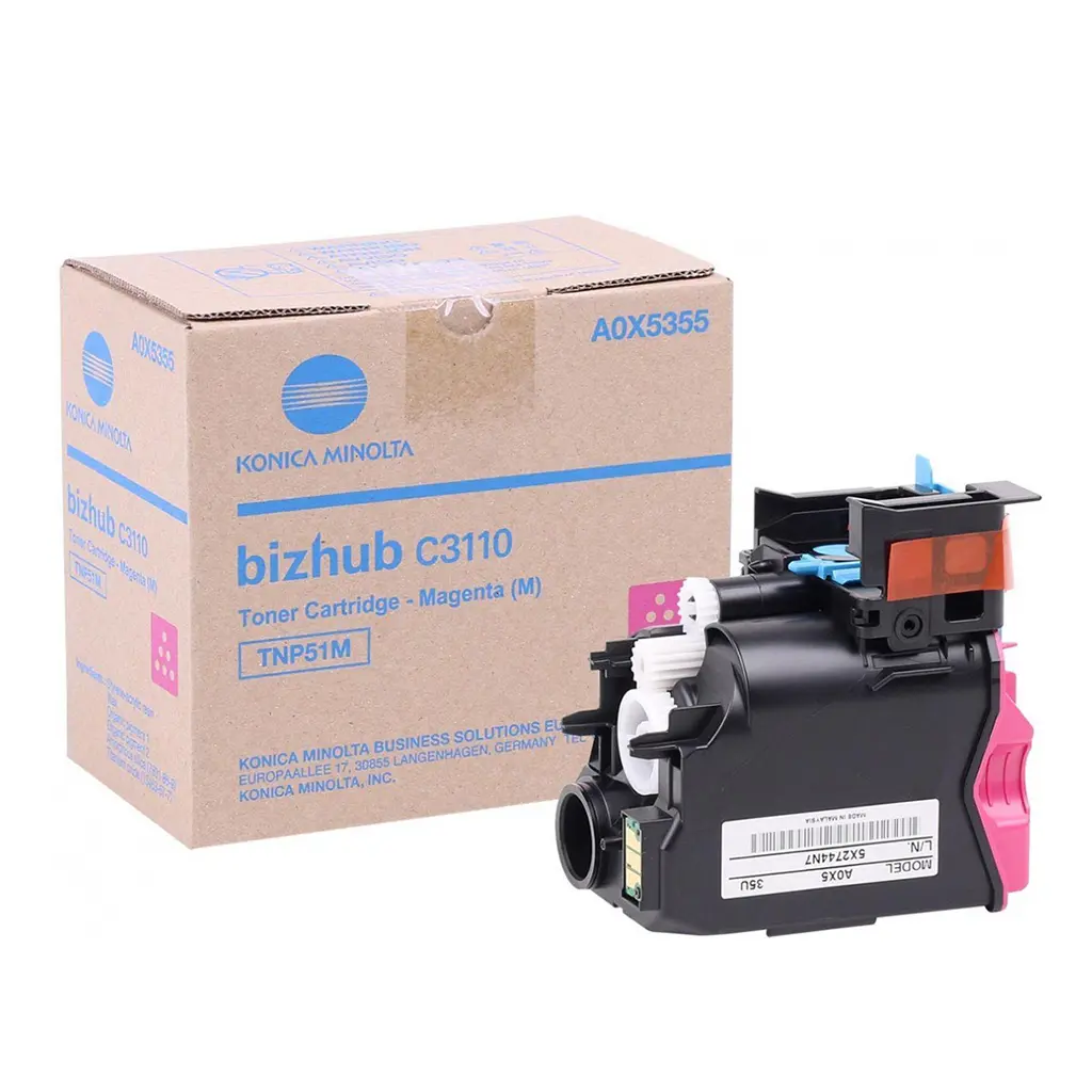 Toner MINOLTA TNP-51M Magenta - BizHub C3110 original-0