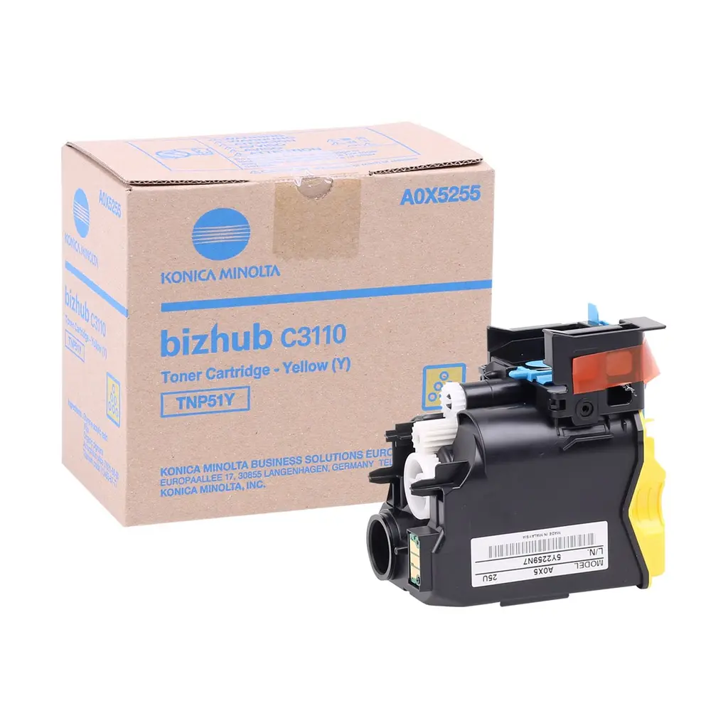 Toner MINOLTA TNP-51Y Yellow - BizHub C3110 original-0
