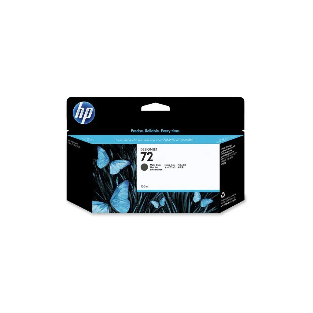 Črnilo HP C9403A Matte Black No.72 original-6