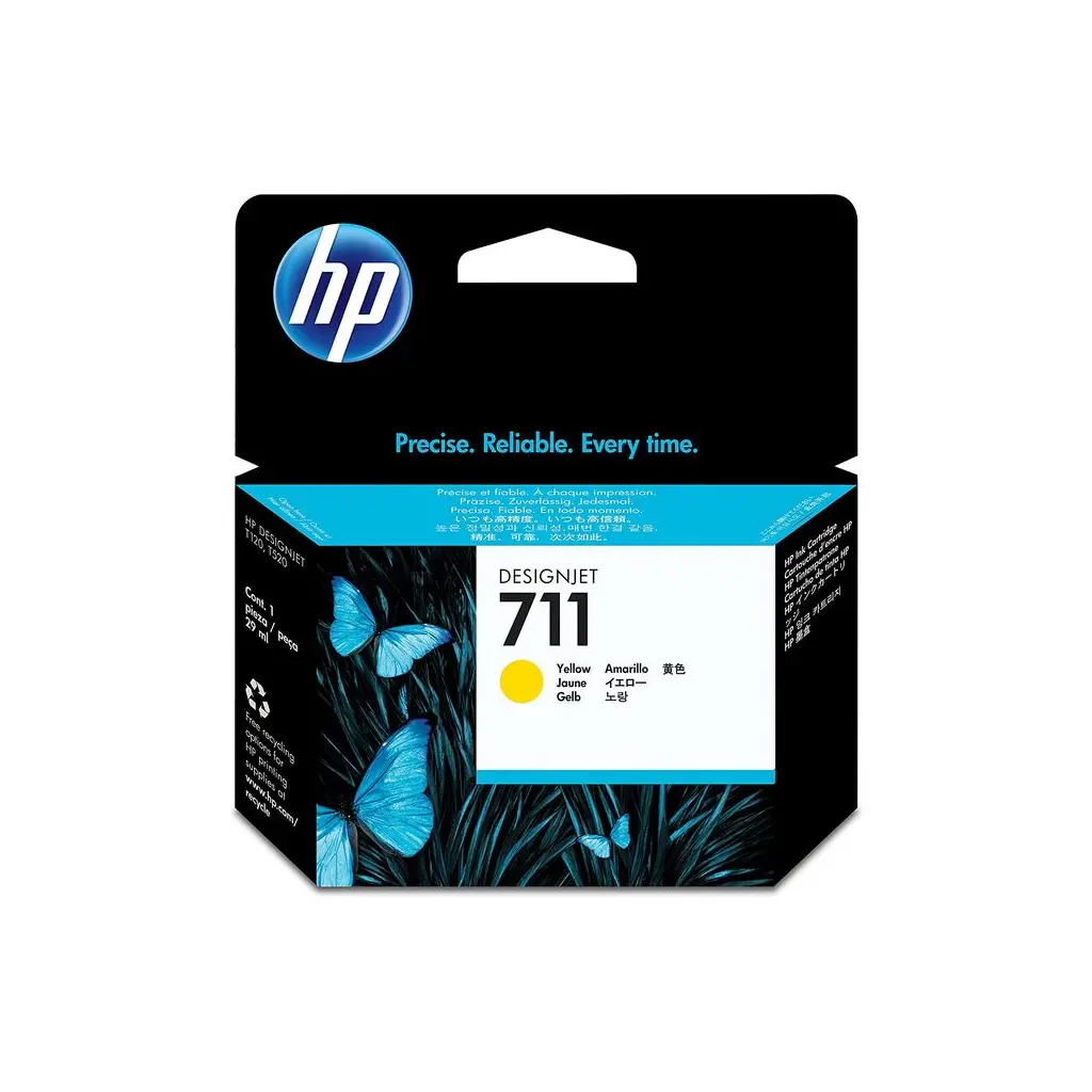 Črnilo HP CZ132A Yellow No.711 original-6