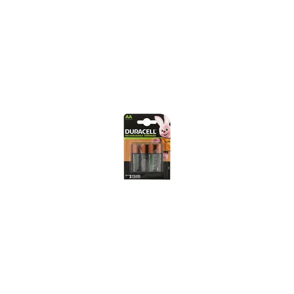 Baterija DURACELL polnilna AA 1300mAh 4/1-0