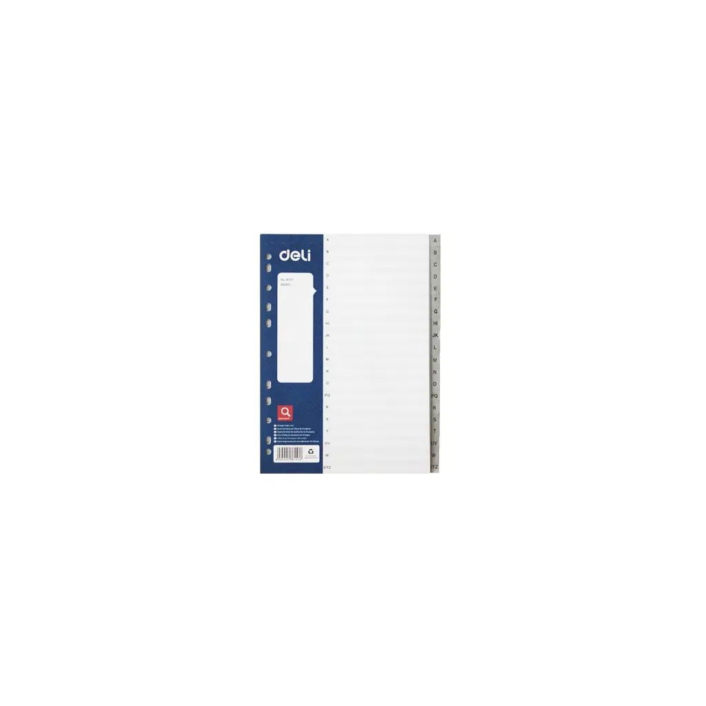 Pregrada PVC A4 abeceda A-Z 20 listov Deli E38157-2