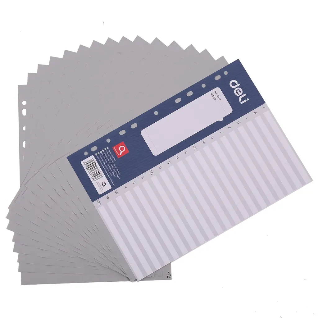 Pregrada PVC A4 abeceda A-Z 20 listov Deli E38157-1