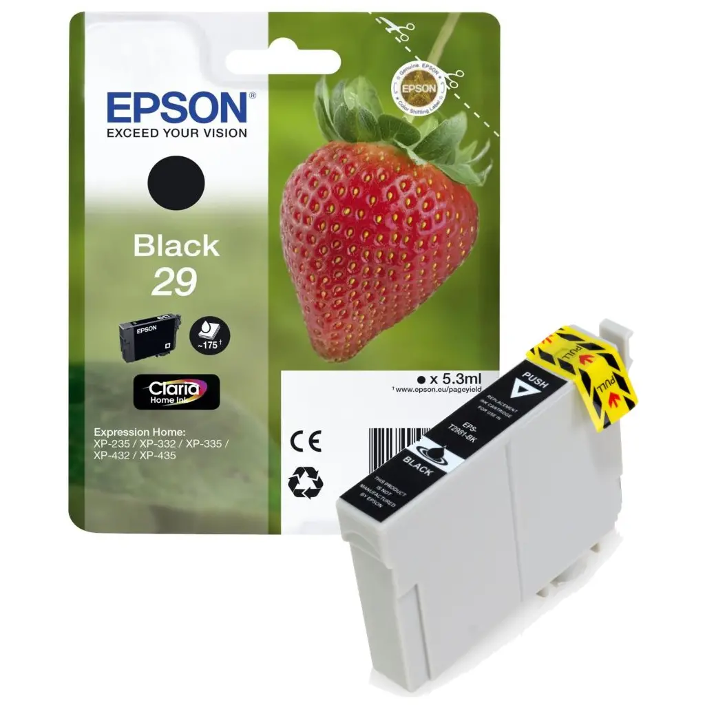 Črnilo EPSON T29814010 Black No.29 original-0