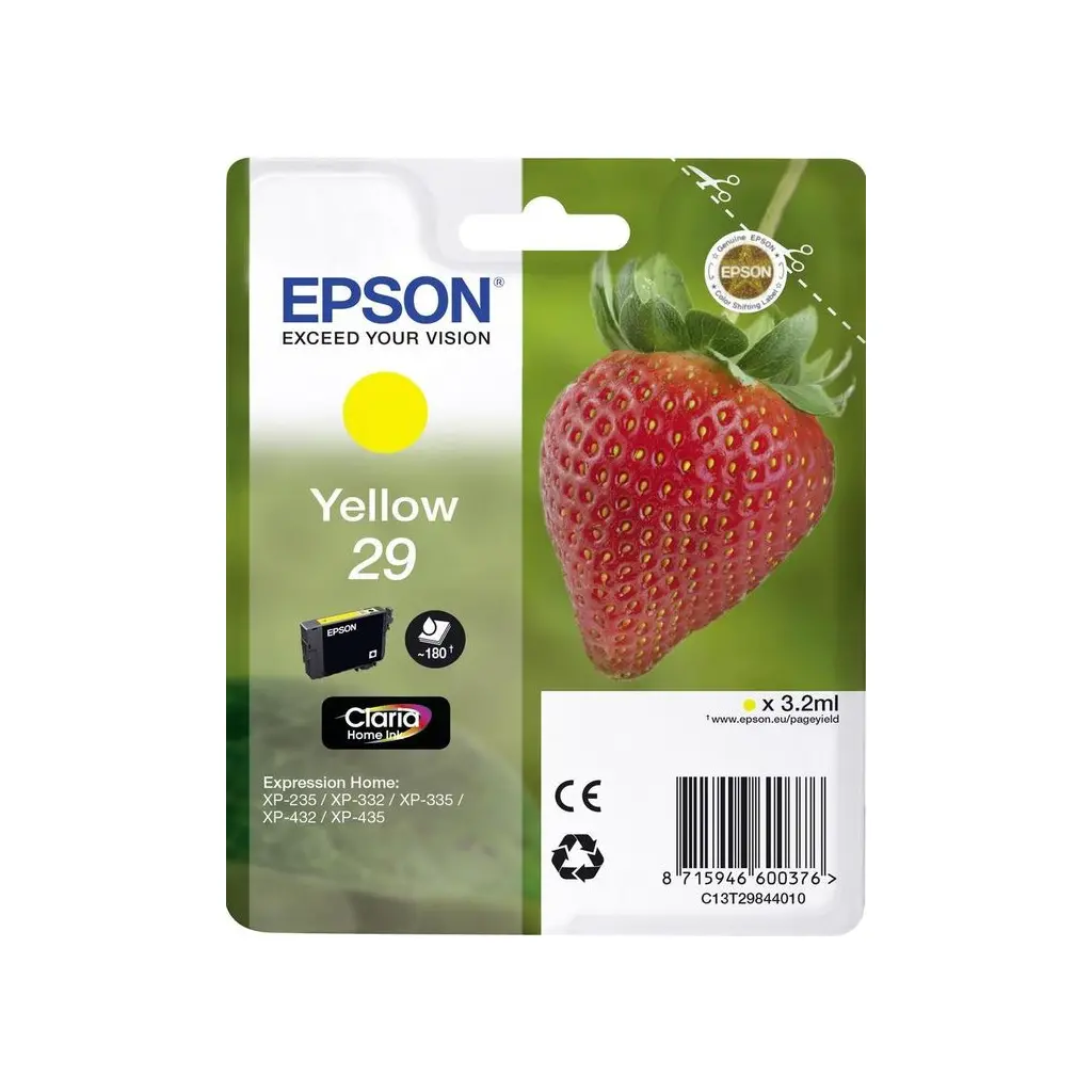 Črnilo EPSON T29844010 Yellow No.29 original-0