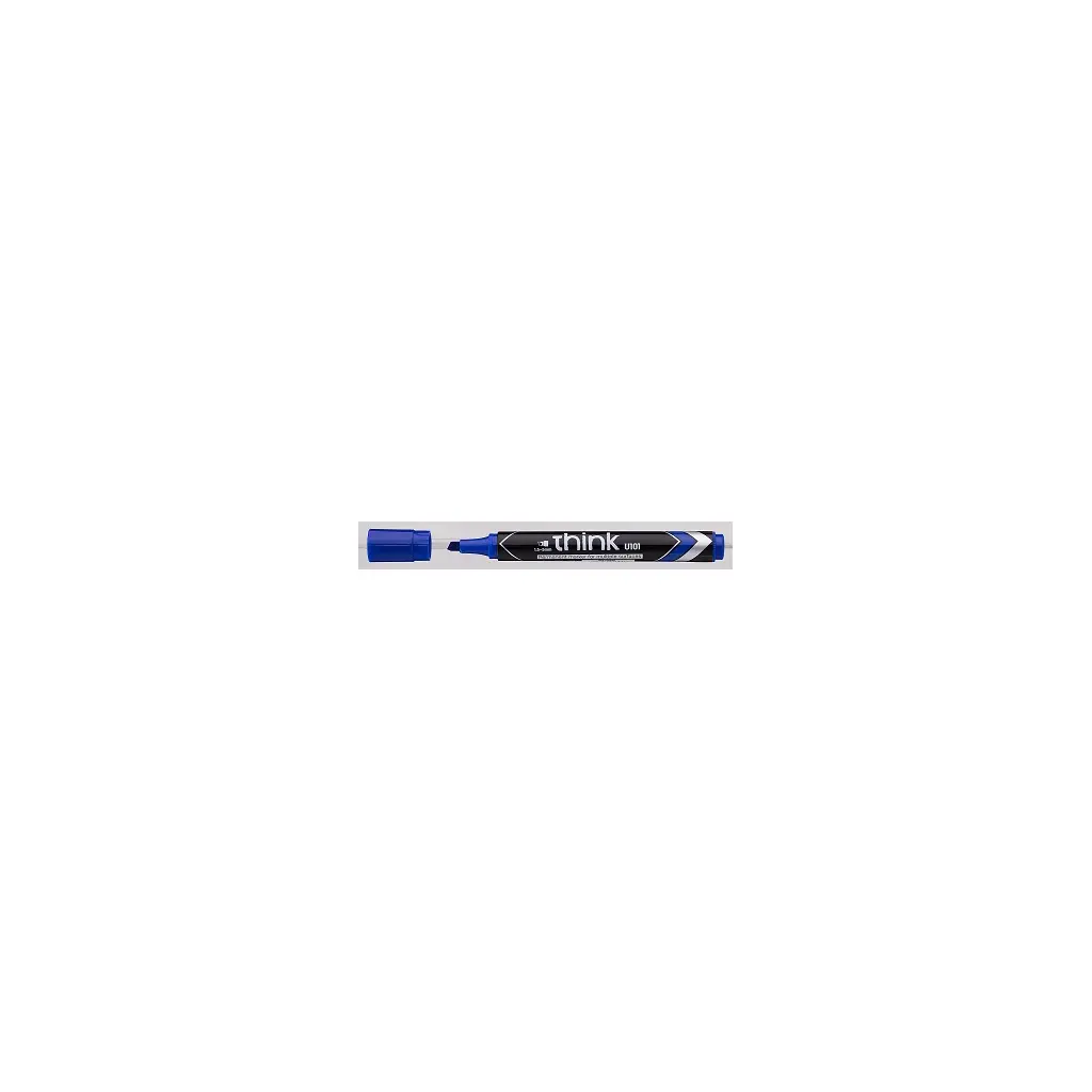 Marker permanentni 1,5-5mm Deli EU10140 prirezana konica moder-1