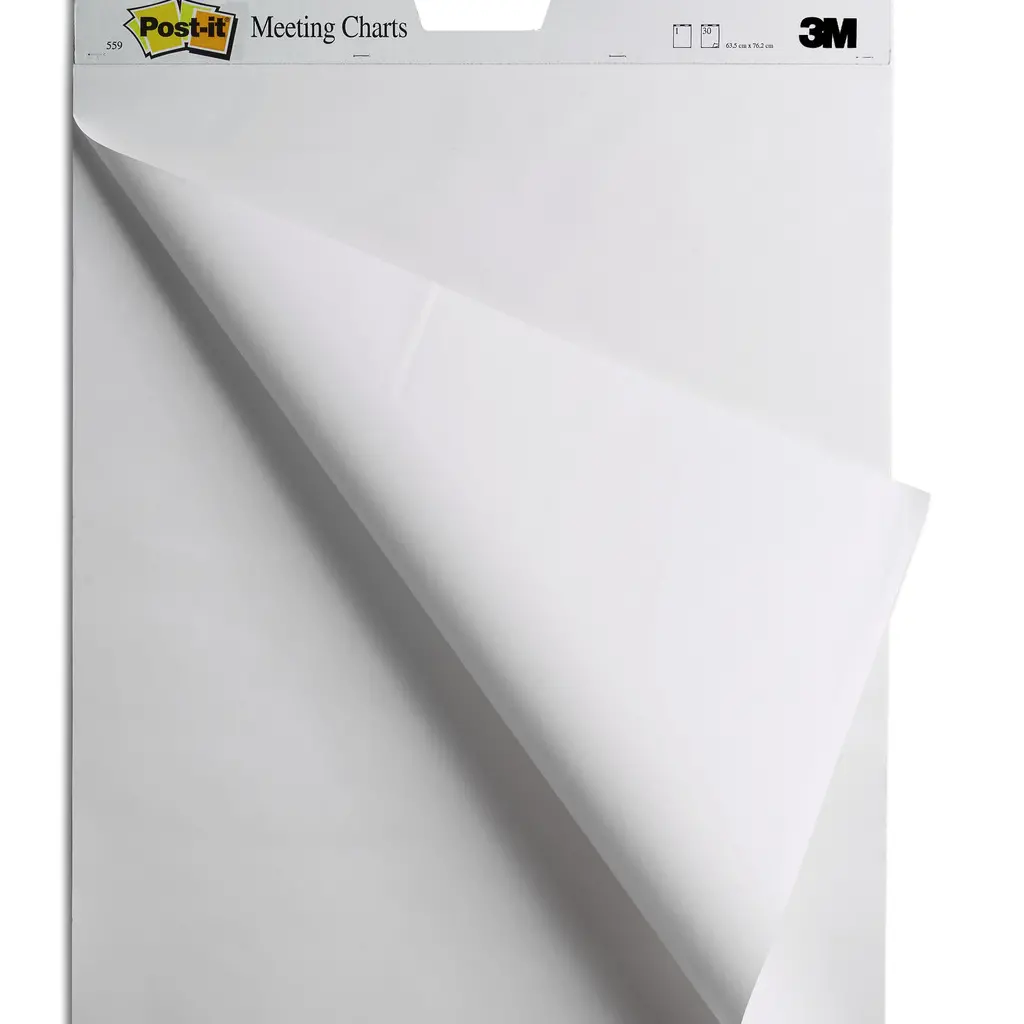 Blok za flipchart samolepilni 63,5x76,2cm 30l Post-it 3M.559-0