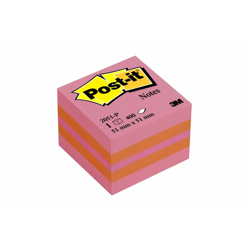 Lističi samolepilni 51x51mm 400 listov 3M 2051P-1