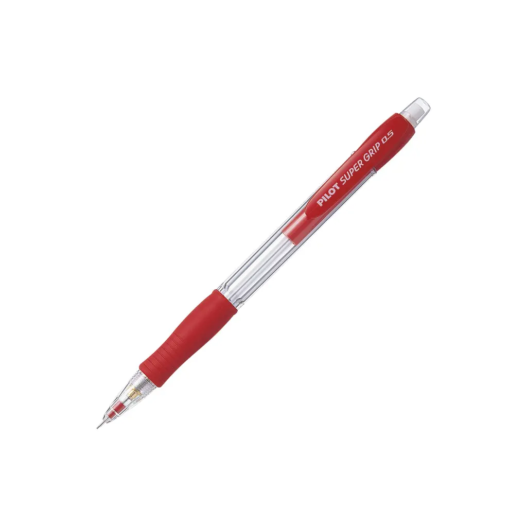 Tehnični svinčnik 0,5 Pilot Super grip H-185-SL rdeč-0