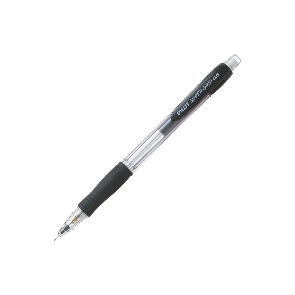 Tehnični svinčnik 0,5 Pilot Super grip H-185-SL črn-0