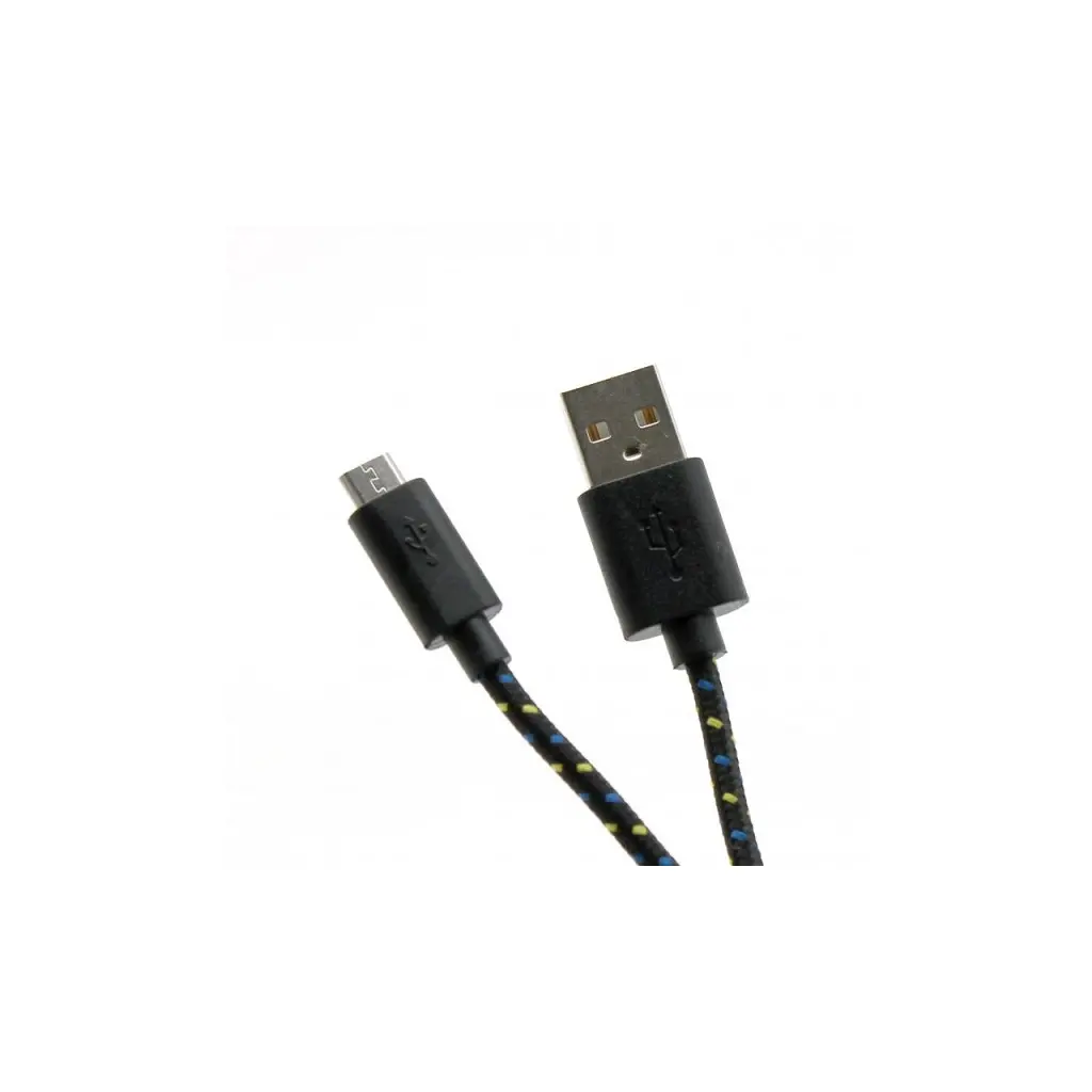 Kabel USB tip A-M<=>USB tip micro B-M  1.0m Black - SBOX pleten-1