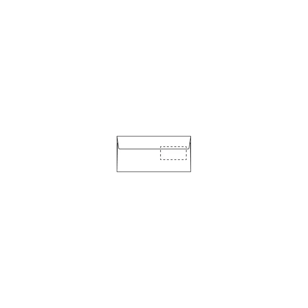 Kuverta ABT LOZ silikon 110x220mm za HUB 3, okno 25x55mm-1