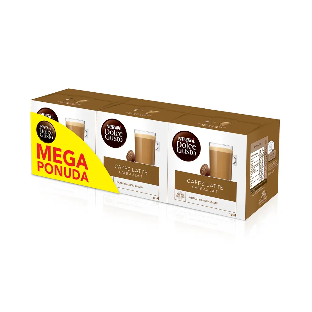 NESCAFE Dolce Gusto Cafe Au Lait 3x160g (48 kapsul) MEGAPACK-0