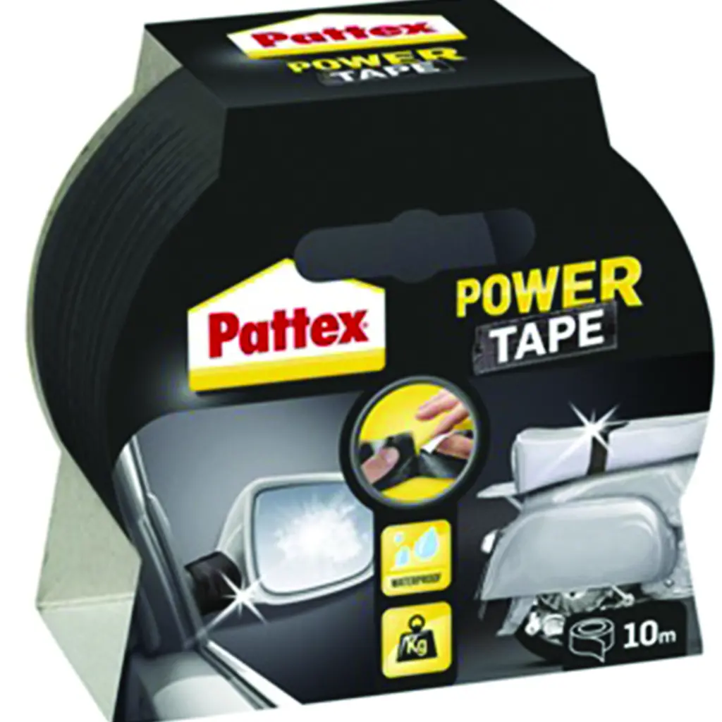 Lepilni trak  48mm x 10m črni Henkel Power Tape-0