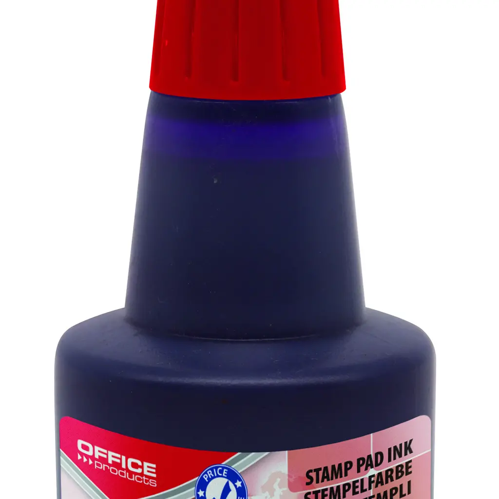 Barva za štampiljko  30 ml Office products rdeča-0