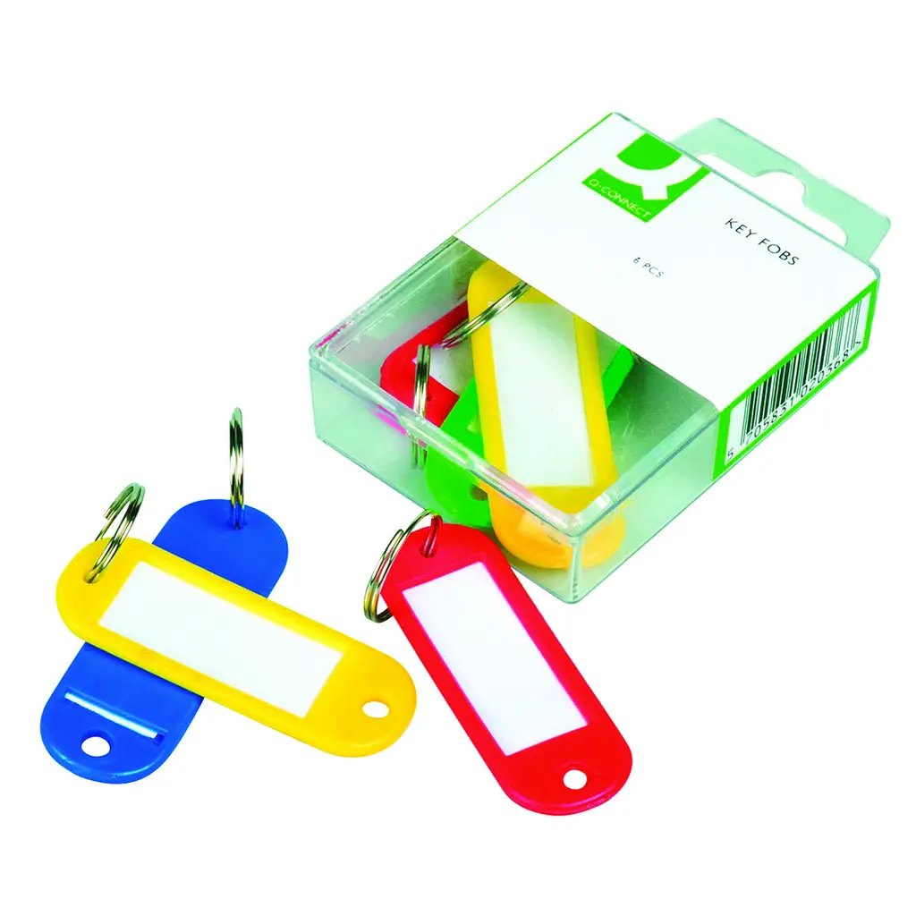 Obesek za ključe plastičen Q-connect 6/1-0