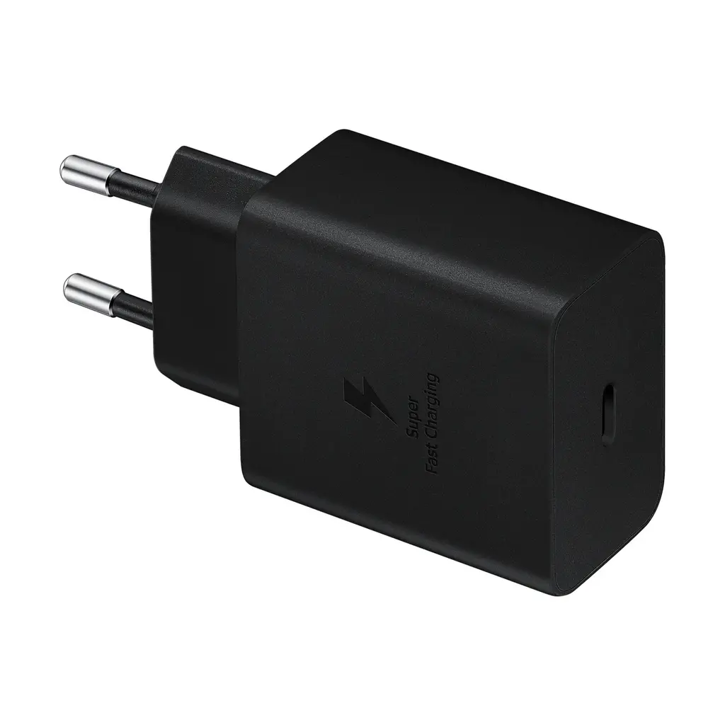 Adapter za napajanje SAMSUNG - hišni polnilec + kabel USB Type-C 45W - črn-1