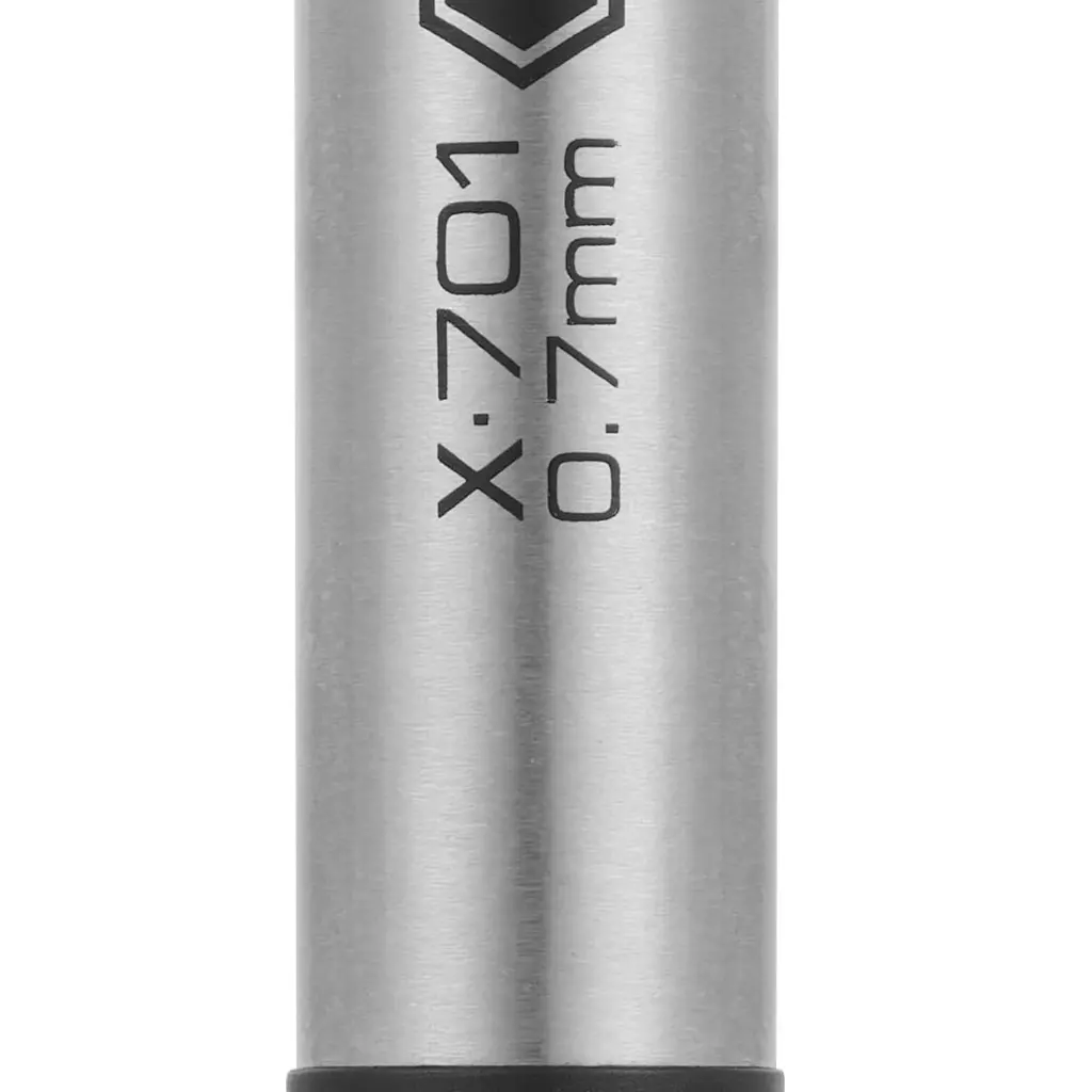 Kemični svinčnik  Zebra X-701 0,7 moder izpis-0
