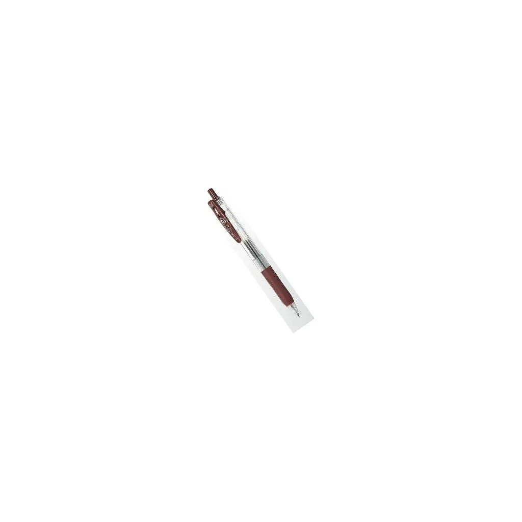 Roler 0,5  Zebra Sarasa clip rjav izpis-1